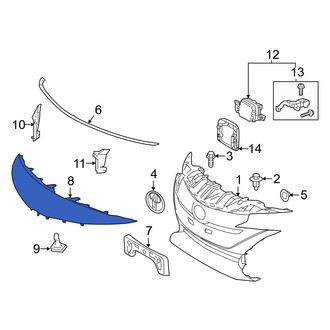 Toyota OE - Front Grille Molding