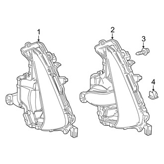 Toyota OE - Front Lamps - Signal Lamps (LE / Limited / XLE)