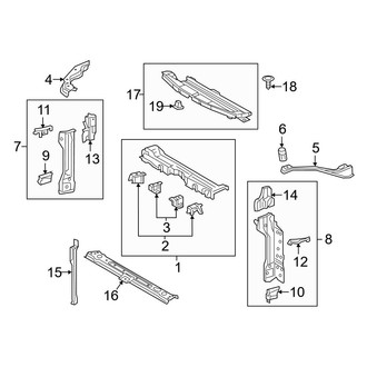 Toyota OE - Radiator Support