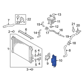 Toyota OE - Front Left Lower Radiator Support Air Duct