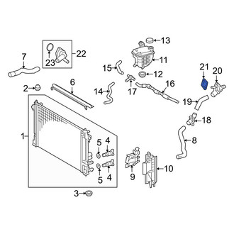 Toyota OE - Engine Coolant Outlet Gasket