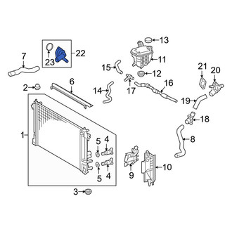 Toyota OE - Engine Coolant Inlet Flange