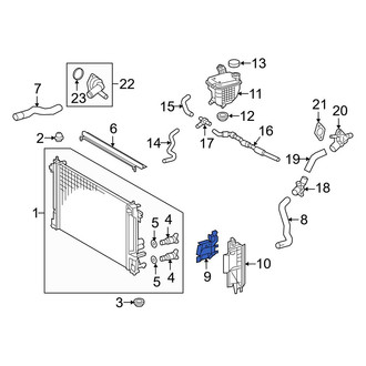 Toyota OE - Front Right Radiator Air Seal