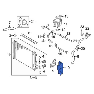Toyota OE - Front Right Lower Radiator Support Air Duct