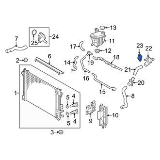 Toyota OE - Engine Coolant Outlet Gasket