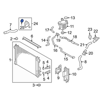 Toyota OE - Engine Coolant Water Inlet Gasket