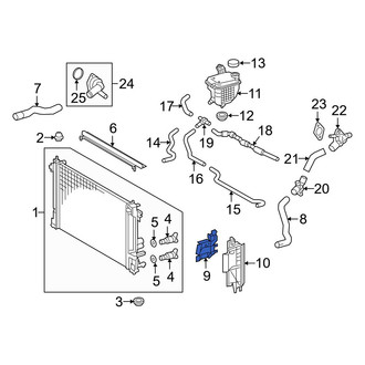 Toyota OE - Front Left Radiator Air Seal