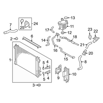 Toyota OE - Cooling - Radiator & Components