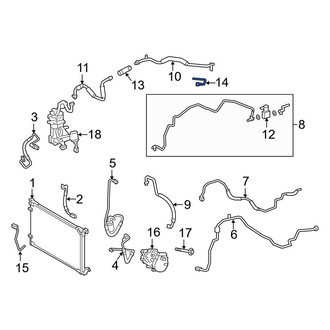 Toyota OE - A/C Evaporator Temperature Sensor