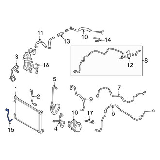 Toyota OE - A/C Refrigerant Temperature Sensor