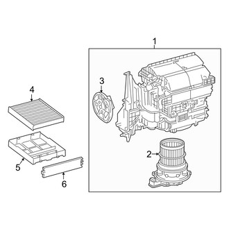 Toyota OE - Air Conditioner & Heater - Blower Motor & Fan (Four / Four Touring / Three / Three Touring / Two / Two Eco)