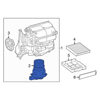 Toyota OE - HVAC Blower Motor Assembly
