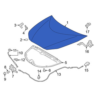 Toyota OE - Front Hood Panel