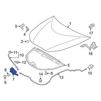Toyota OE - Front Hood Latch