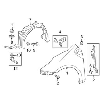 Toyota OE - Fender & Components (Four / Four Touring / Three / Three Touring / Two / Two Eco)