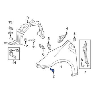 Toyota OE - Fender Bolt