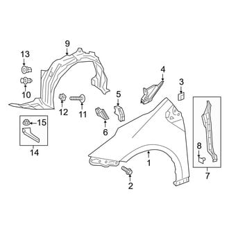 Toyota OE - Fender & Components