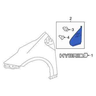 Toyota OE - Front Left Fender Molding
