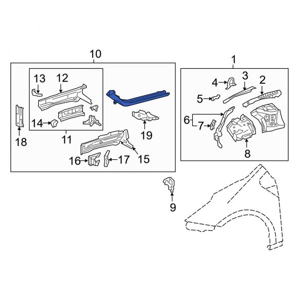 Frame Side Member Assembly