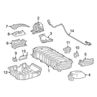 Toyota OE - Electrical - Battery (High Voltage, Nickel Metal)