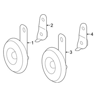 Toyota OE - Electrical - Horn