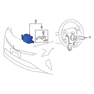 Toyota OE - Front Cruise Control Distance Sensor
