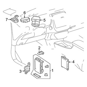 Toyota OE - Electrical - Fuse & Relay (Cabin Compartment)