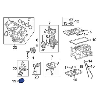 Toyota OE - Engine Oil Filter Housing Cover