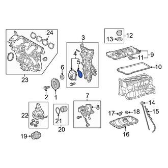 Toyota OE - Engine Water Pump Gasket