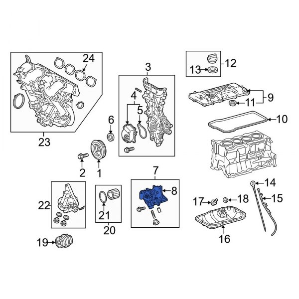 Engine Oil Pump Cover