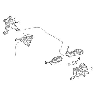 Toyota OE - Engine / Transaxle - Engine & Transmission Mounting