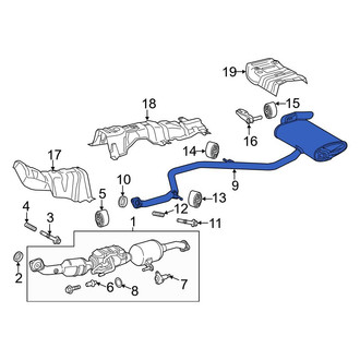 Toyota OE - Exhaust Muffler