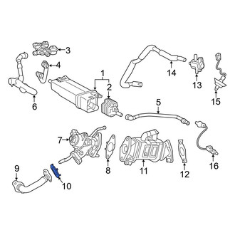 Toyota OE - Exhaust Gas Recirculation (EGR) Tube Gasket