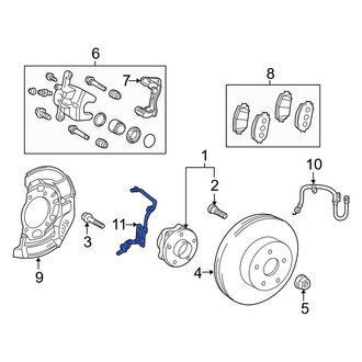 Toyota OE - Front Right ABS Wheel Speed Sensor
