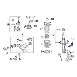 Toyota OE - Suspension Strut Bolt