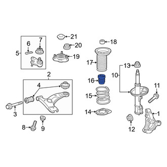Toyota OE - Front Suspension Strut Bumper