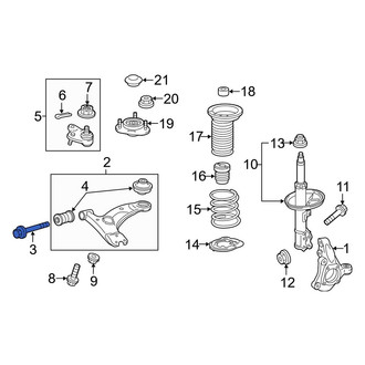 Toyota OE - Front Suspension Control Arm Bolt