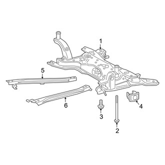 Toyota OE - Front Suspension - Suspension Mounting