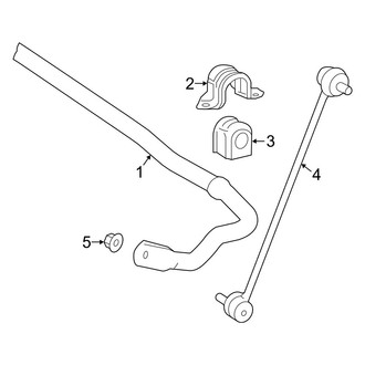 Toyota OE - Front Suspension - Stabilizer Bar & Components