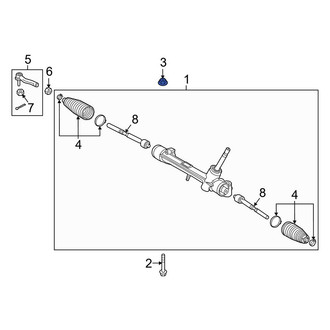 Toyota OE - Front Suspension Shock Absorber Nut