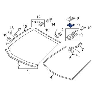 Toyota OE - Night Vision Camera Bracket