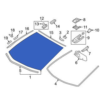 Toyota OE - Front Windshield
