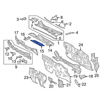 Toyota OE - Front Cowl Insulator