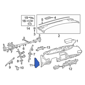 Toyota OE - Right Instrument Panel Side Cover