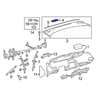 Toyota OE - Upper Instrument Panel Cover