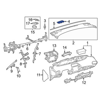 Toyota OE - Upper Instrument Panel Cover