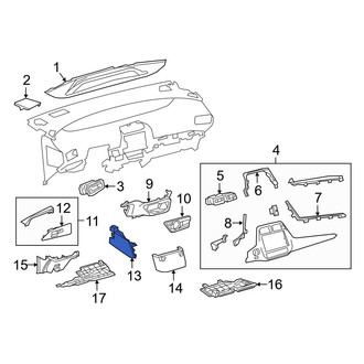 Toyota OE - Left Instrument Panel Side Cover