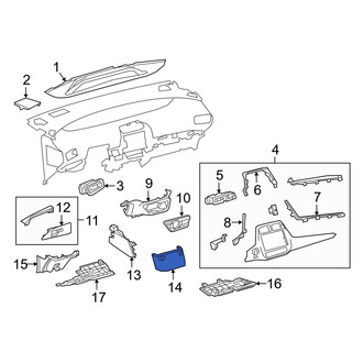 Toyota OE - Instrument Panel Cover