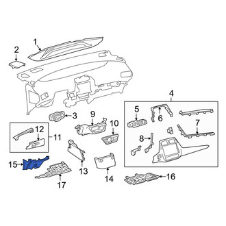 Toyota OE - Lower Instrument Panel Cover