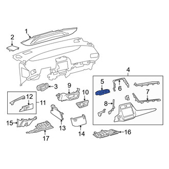 Toyota OE - Center Dashboard Air Vent